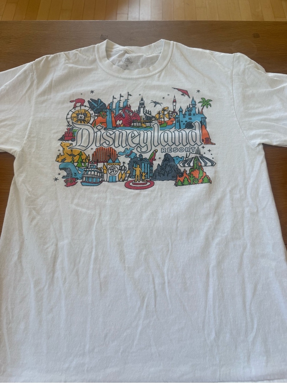 Disney Resort White Graphic Tee -sized Medium